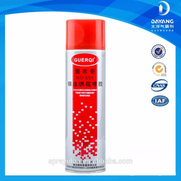 GUERQI 655 Transparent Embroidery spray Adhesive for wholesale embroidered patches